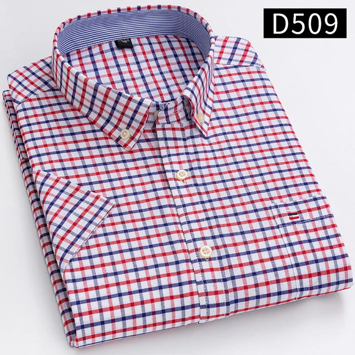 Baldo - Men's Cotton Short-Sleeve Shirt Plus Sizes