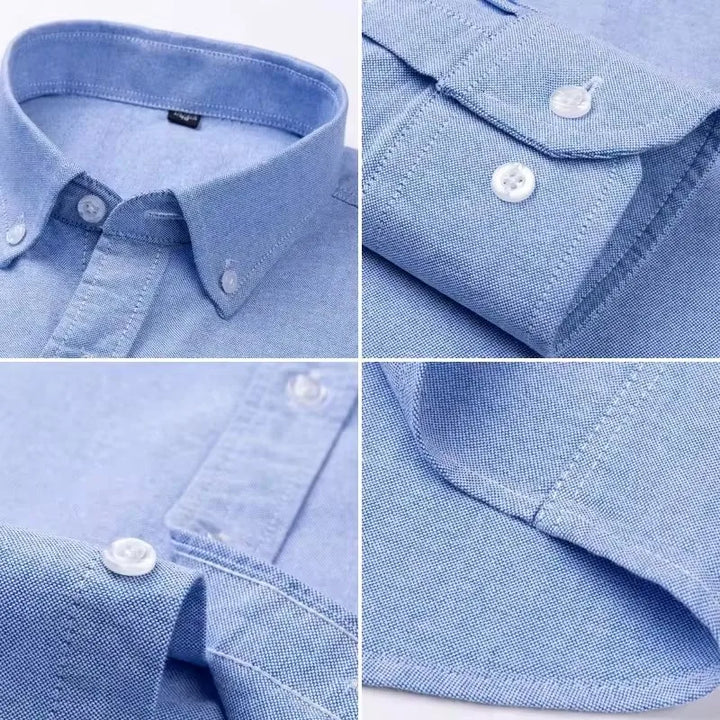 Ardovian - Oxford Cotton Shirt Men Long Sleeve