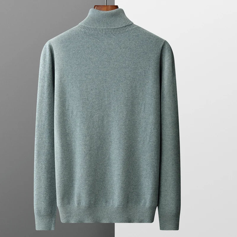Turtleneck Sweater Men | Knitted