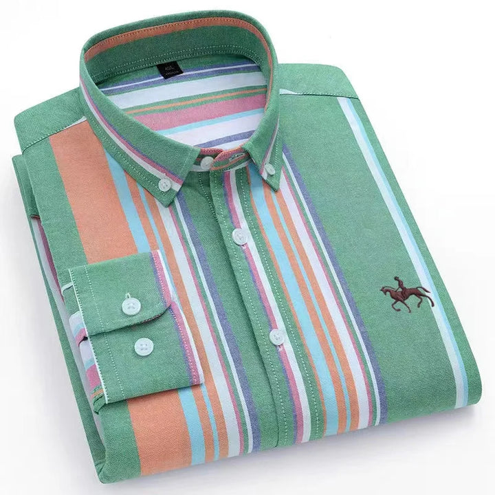 Ardovian - Oxford Cotton Shirt Men Long Sleeve