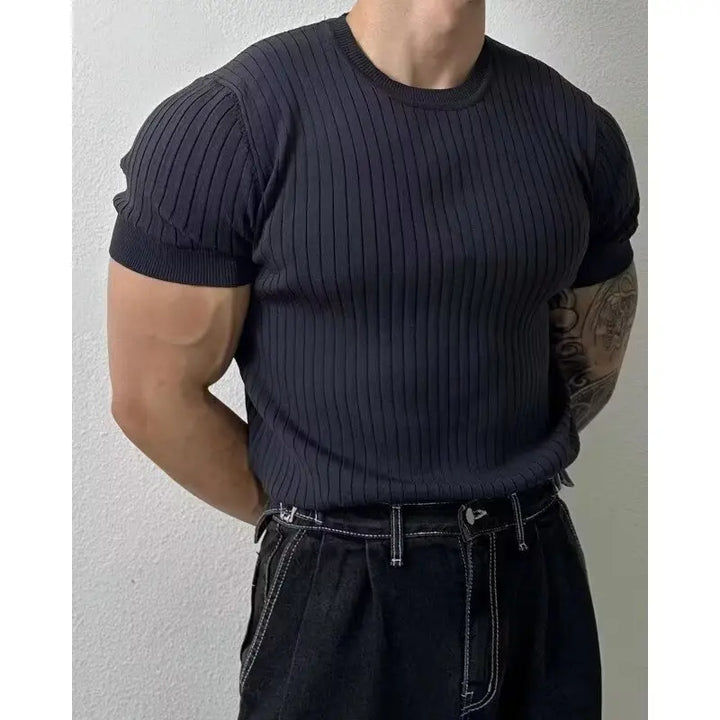Aerion - Men's Short Sleeve Polo Shirt Breathable Knit Style