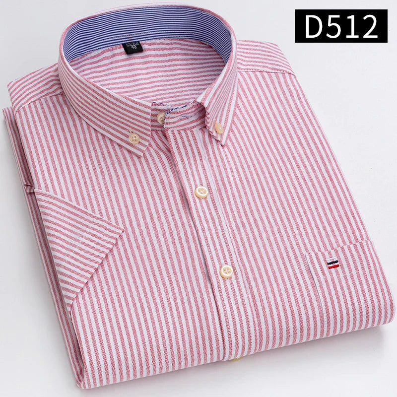 Baldo - Men's Cotton Short-Sleeve Shirt Plus Sizes