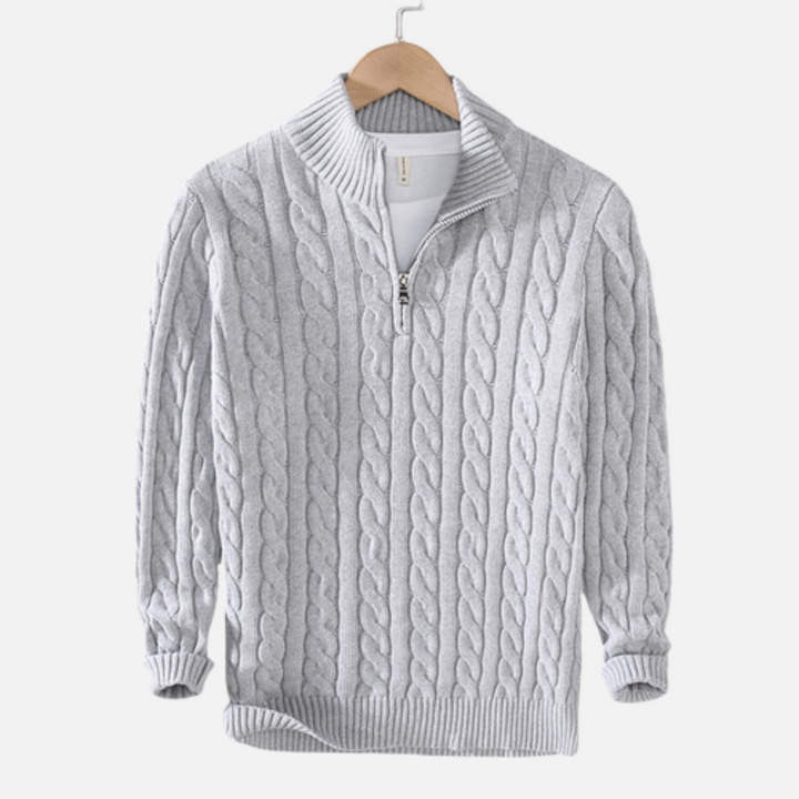 Classic Sweater Men | Half Zipper