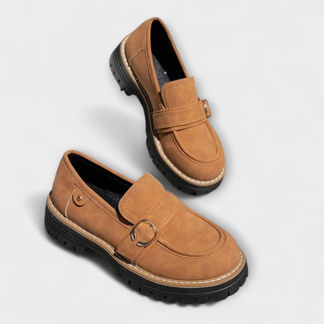 Lora™ | Casual Moccasins with Round Toe