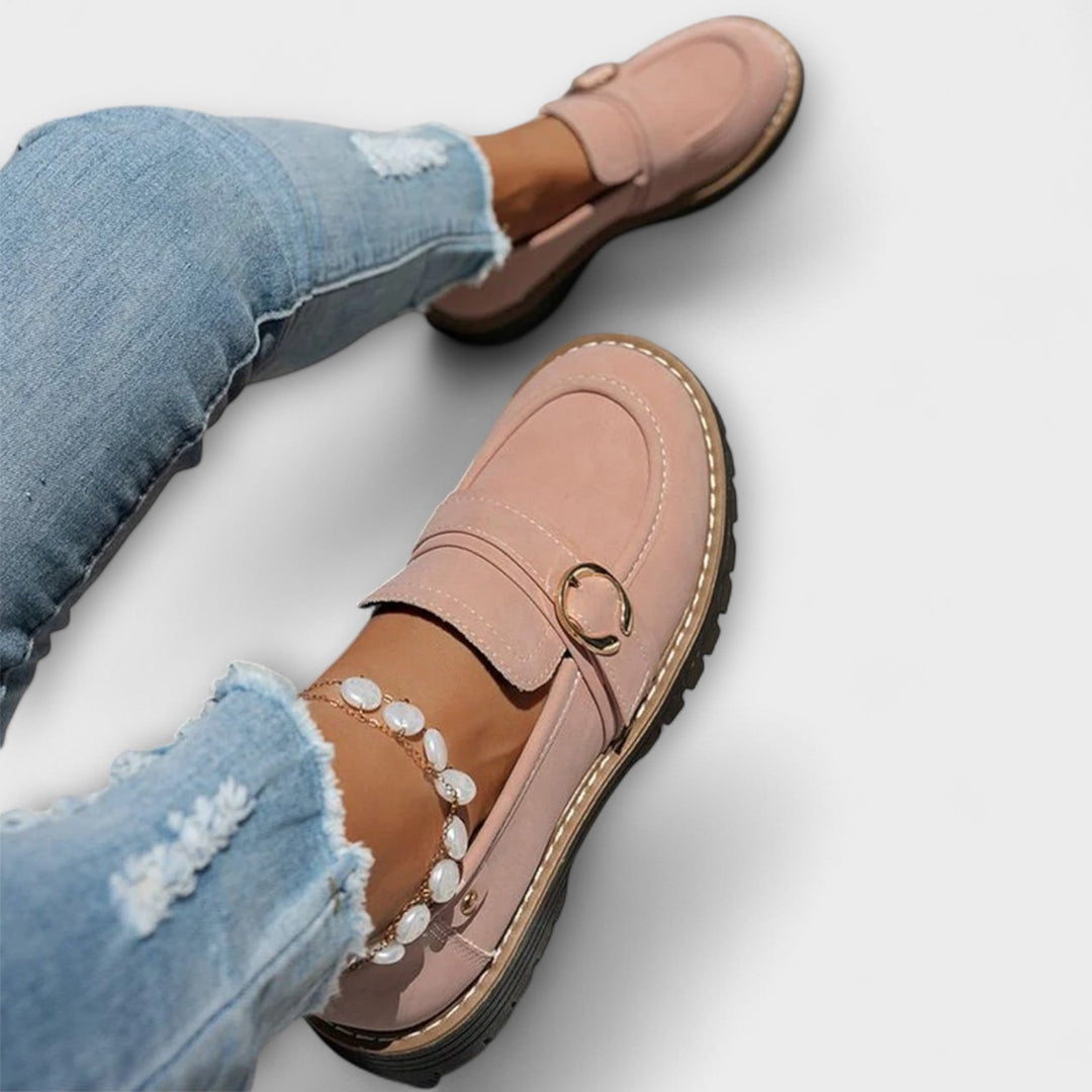 Lora™ | Casual Moccasins with Round Toe