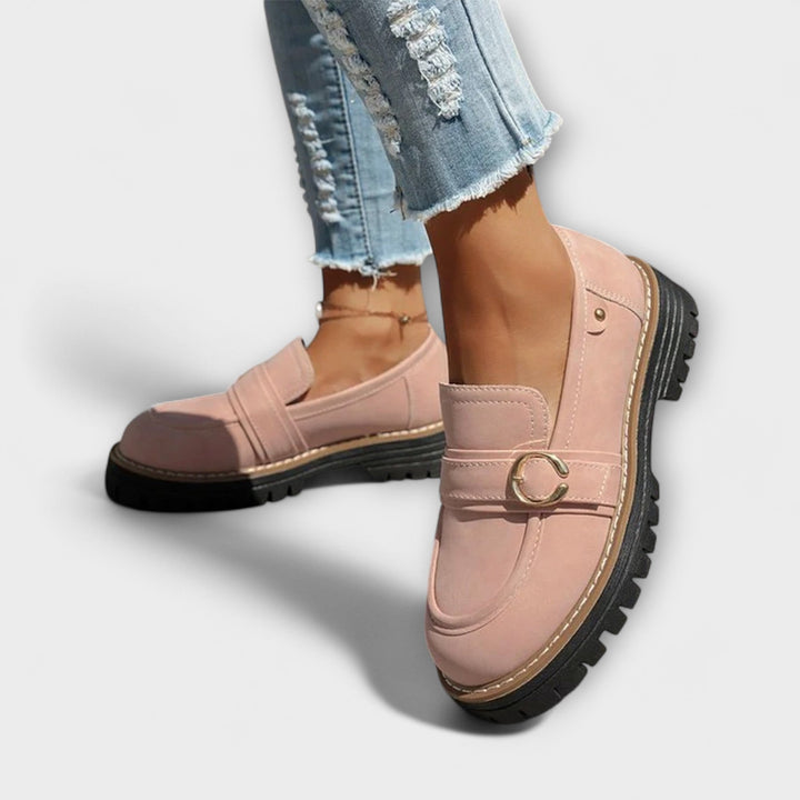 Lora™ | Casual Moccasins with Round Toe