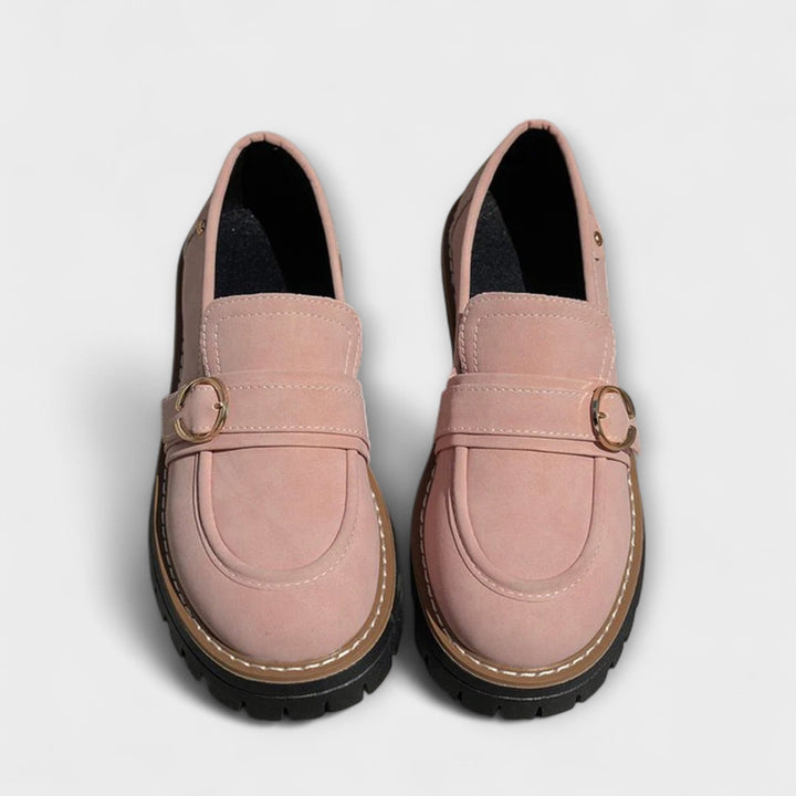 Lora™ | Casual Moccasins with Round Toe