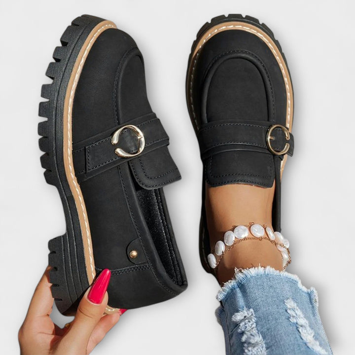 Lora™ | Casual Moccasins with Round Toe