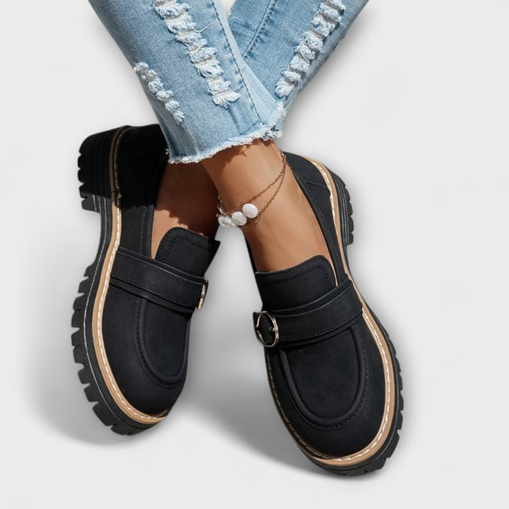 Lora™ | Casual Moccasins with Round Toe