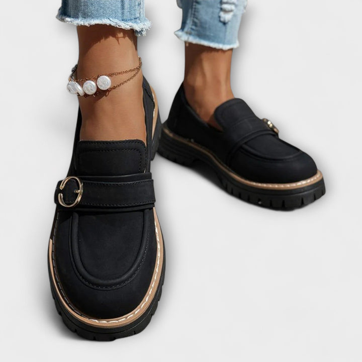 Lora™ | Casual Moccasins with Round Toe
