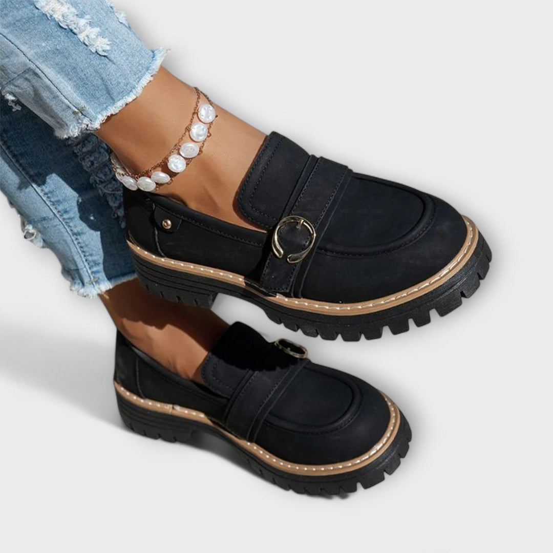 Lora™ | Casual Moccasins with Round Toe