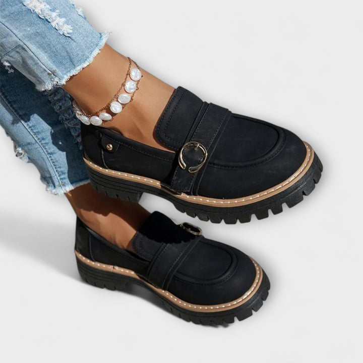 Lora™ | Casual Moccasins with Round Toe
