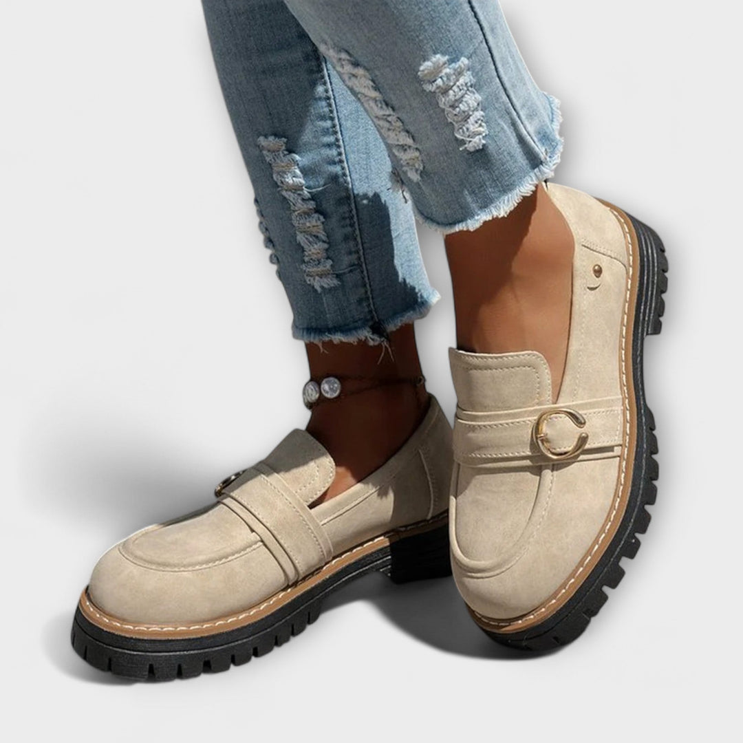 Lora™ | Casual Moccasins with Round Toe