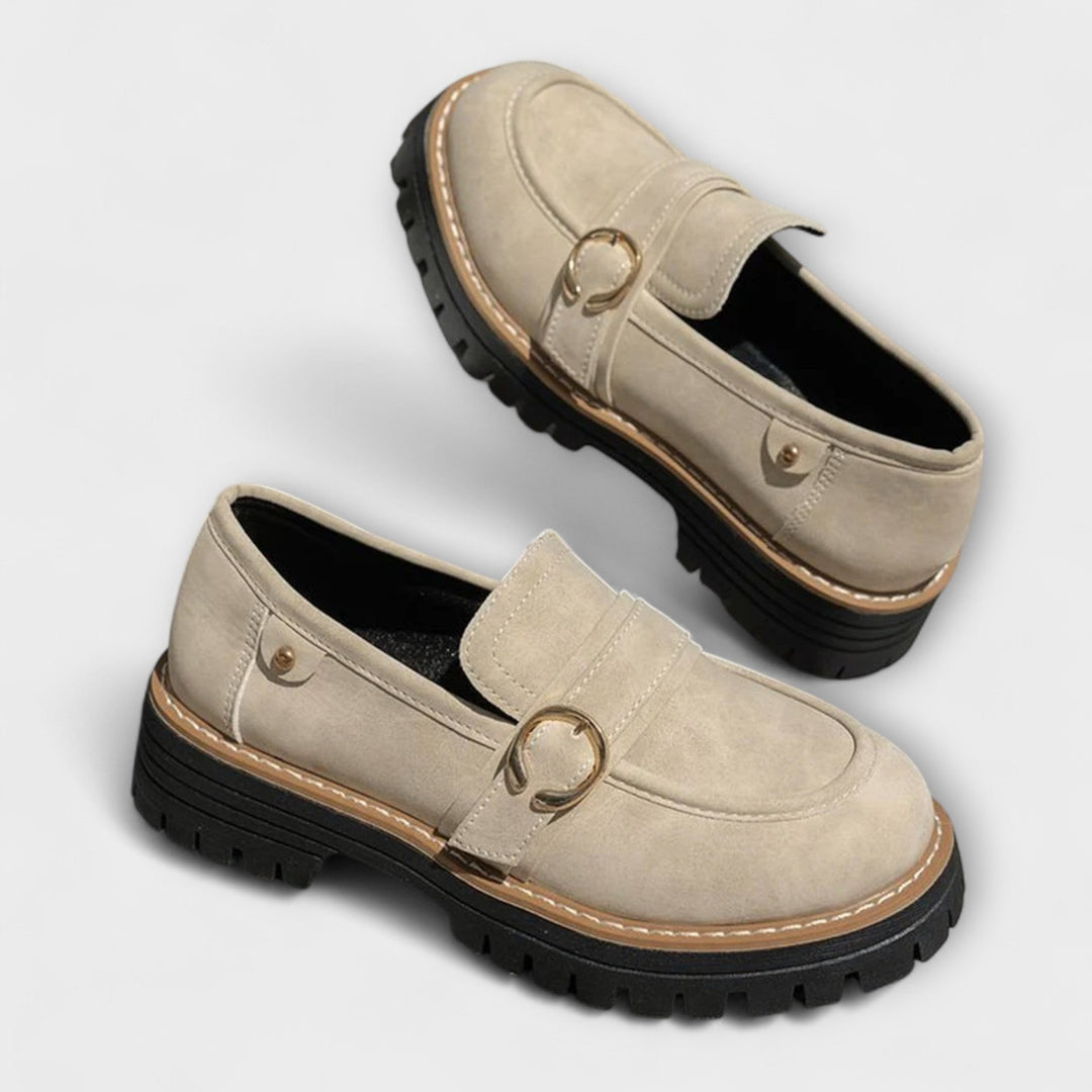 Lora™ | Casual Moccasins with Round Toe
