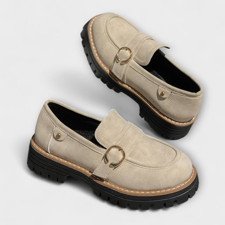 Lora™ | Casual Moccasins with Round Toe