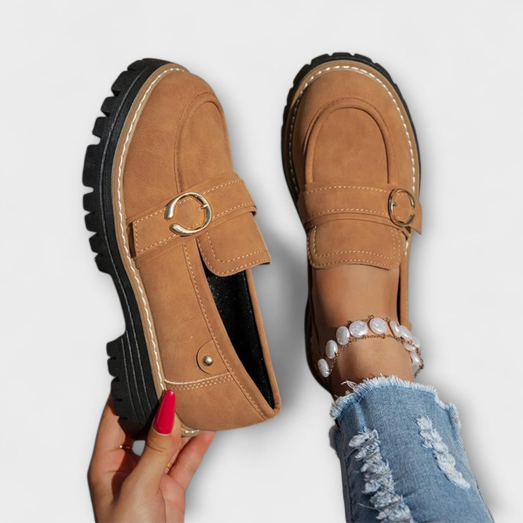 Lora™ | Casual Moccasins with Round Toe