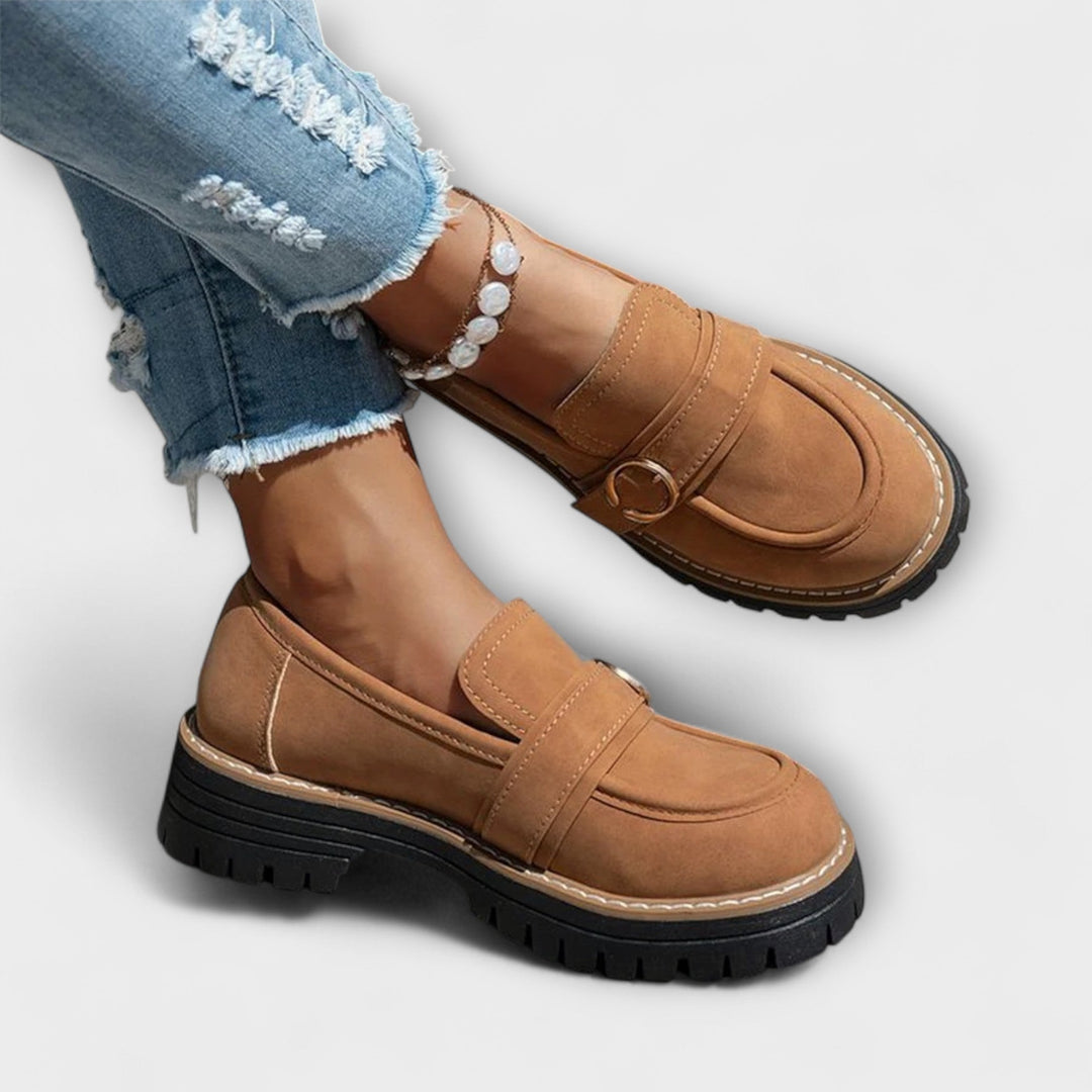 Lora™ | Casual Moccasins with Round Toe