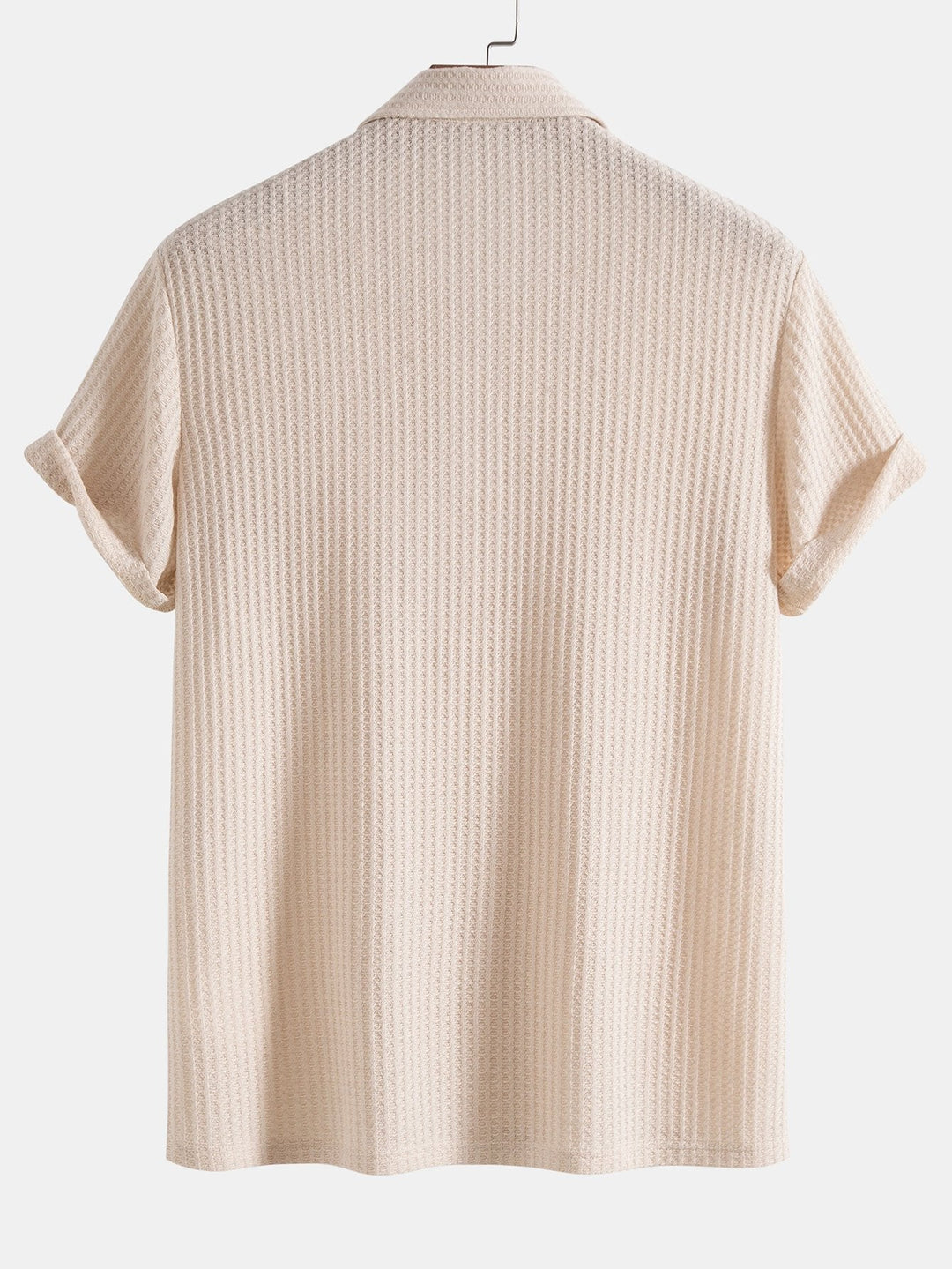 Leonhard - Knitted Waffle Polo Shirt