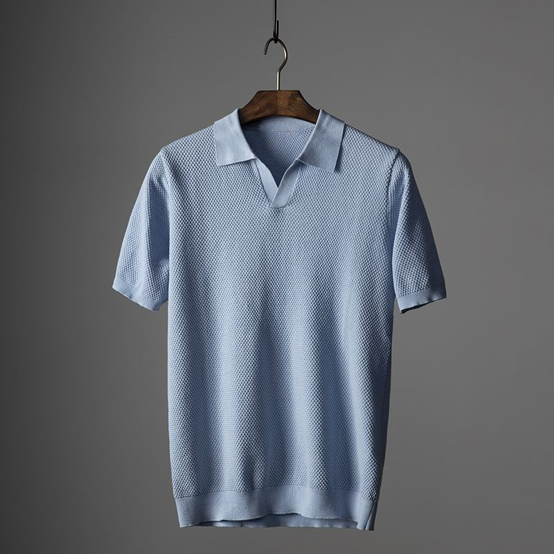 Harry - Structured Short-Sleeve Classic Polo Shirt for Men