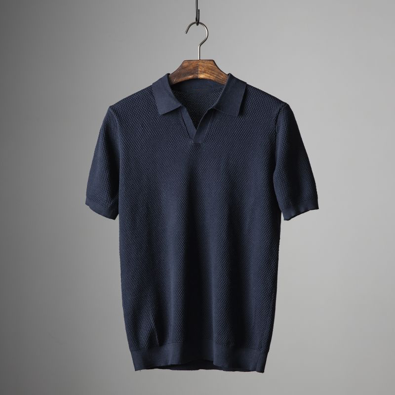 Harry - Structured Short-Sleeve Classic Polo Shirt for Men